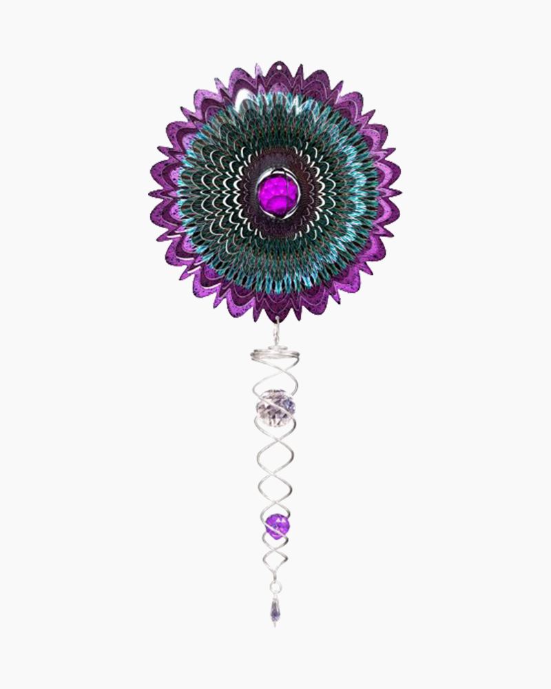 Mini Crystal Galactic Mandala Wind Spinner