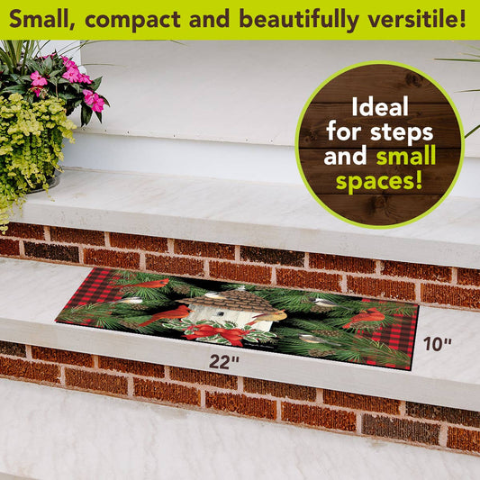 Holiday Bird Gathering Mini Mat
