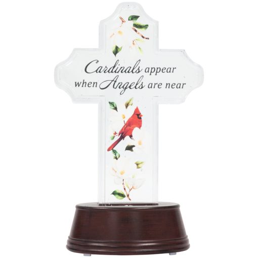 "Cardinals Appear" Water Glitter Lantern