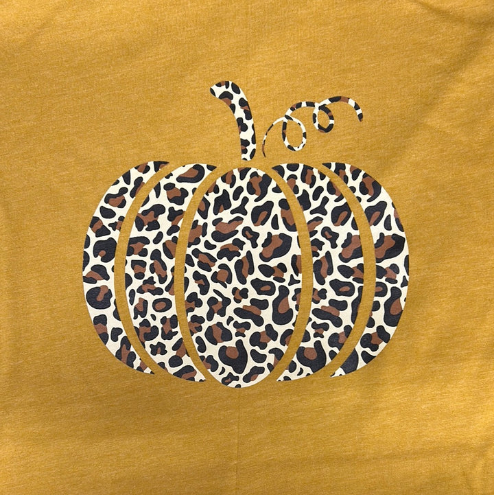 Fall Cheetah Pumpkin T-Shirt