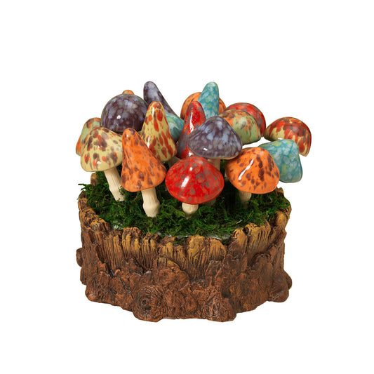 Terra Cotta Mushroom Stake