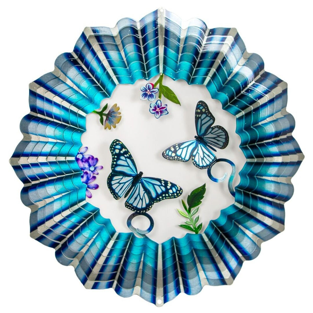 12" 3D Blue Butterfly