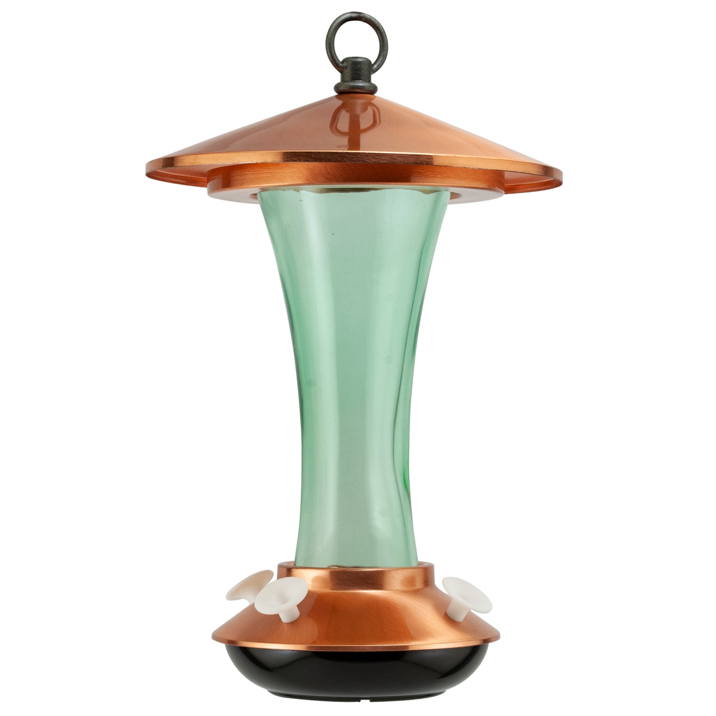 Mid-Century Coppertop Hummingbird Feeder