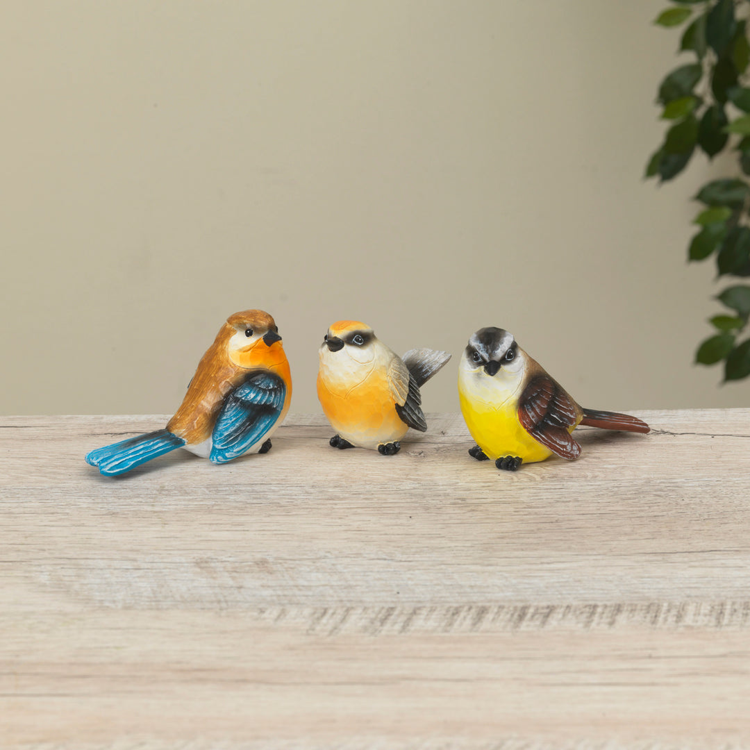 4.25"L Resin Bird