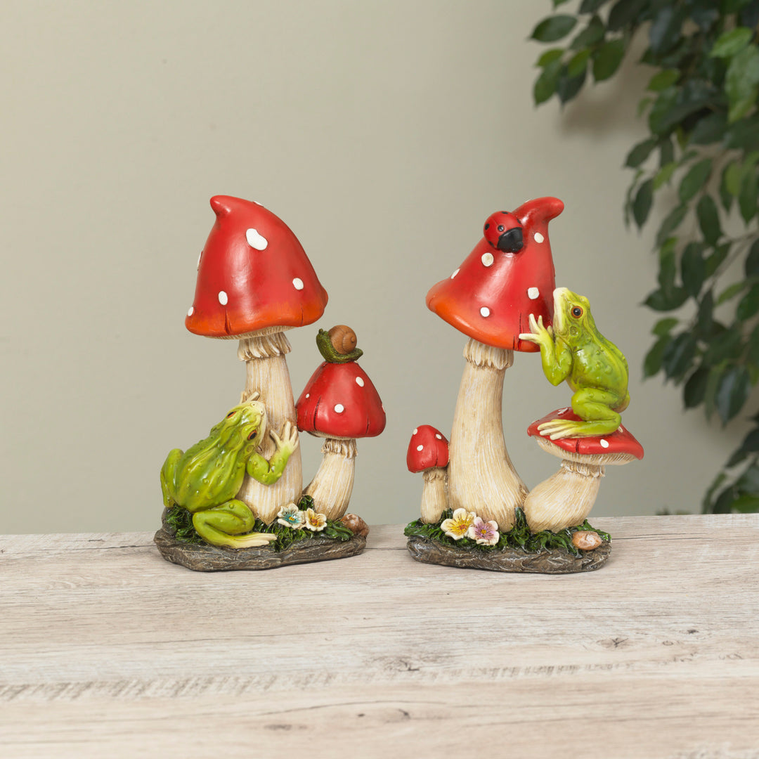 Resin Frog on Mushroom