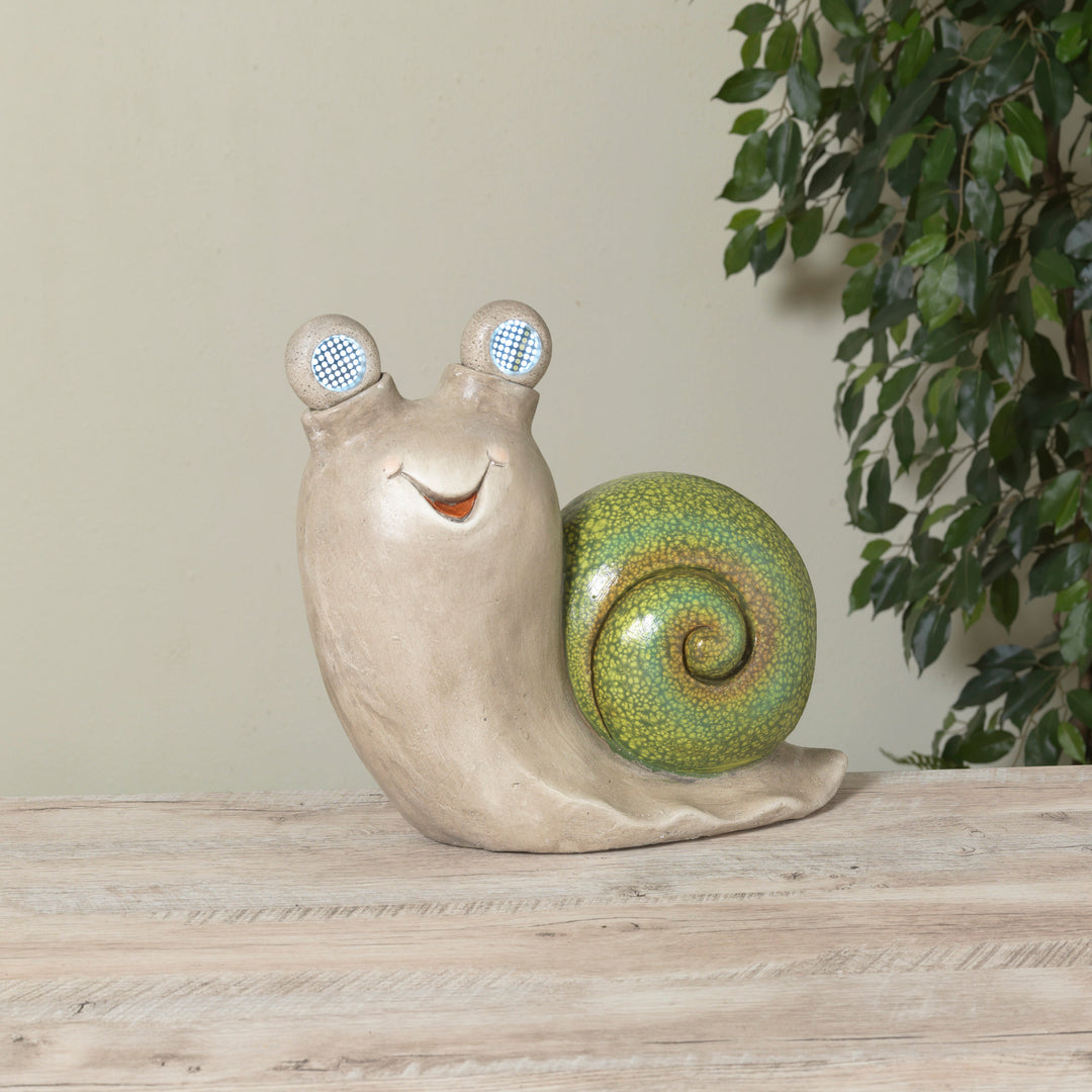 Solar Lighted Magnesium Snail