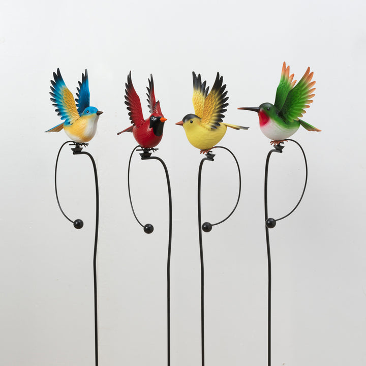 42"H Metal Bird Design Wind Balancer Yard Stake