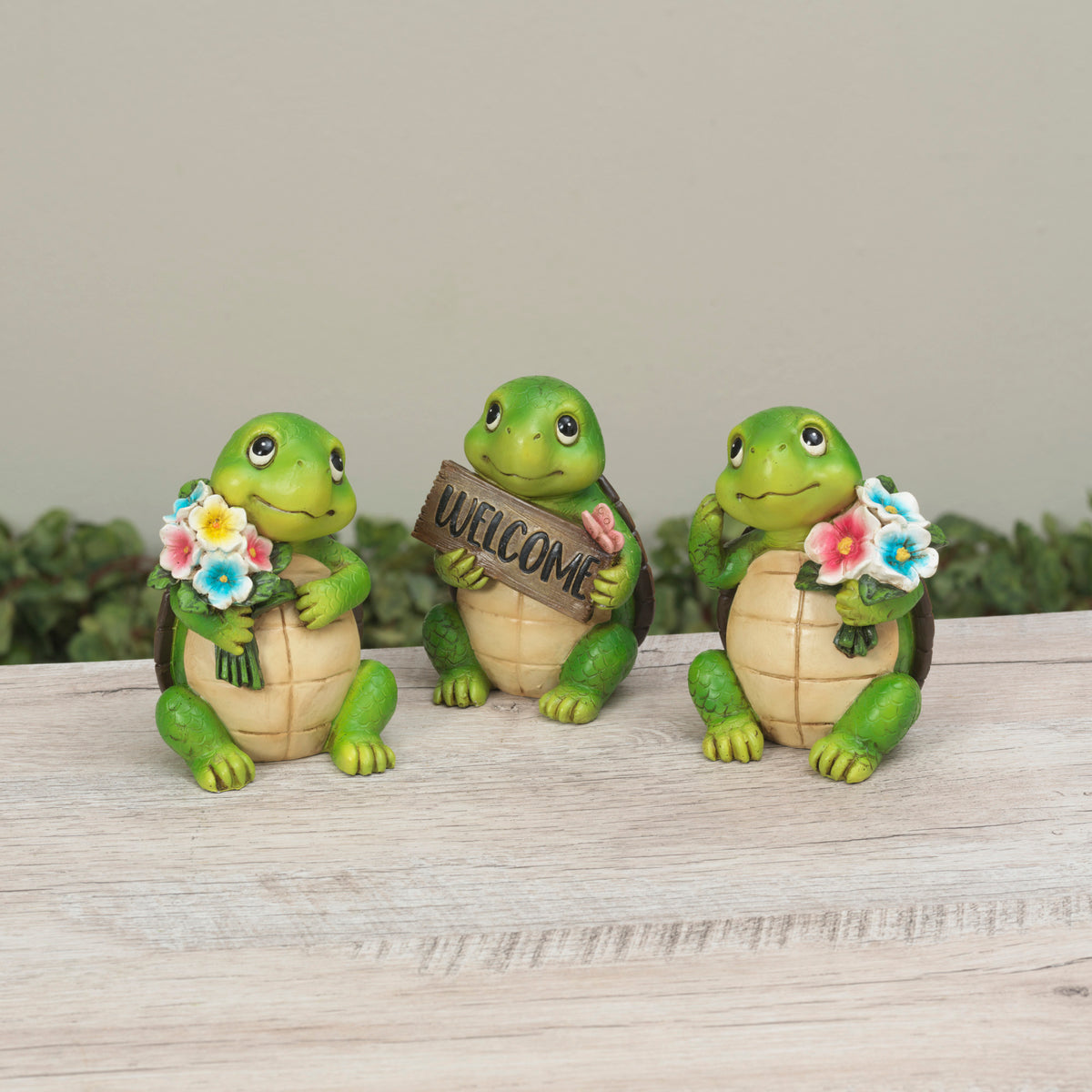 4.3"H Resin Turtle