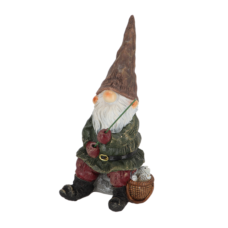 Resin Fishing Gnome