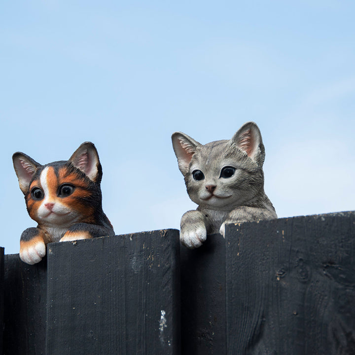 Fence Hanger Cats