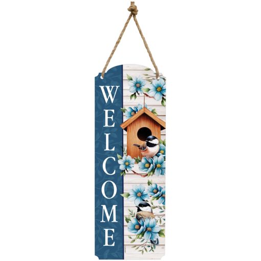 "Chickadee Royal" 18" Metal Wall Décor