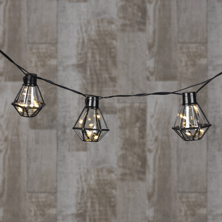 10 Patio Lights Garland with Plastic Shade