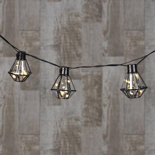 10 Patio Lights Garland with Plastic Shade