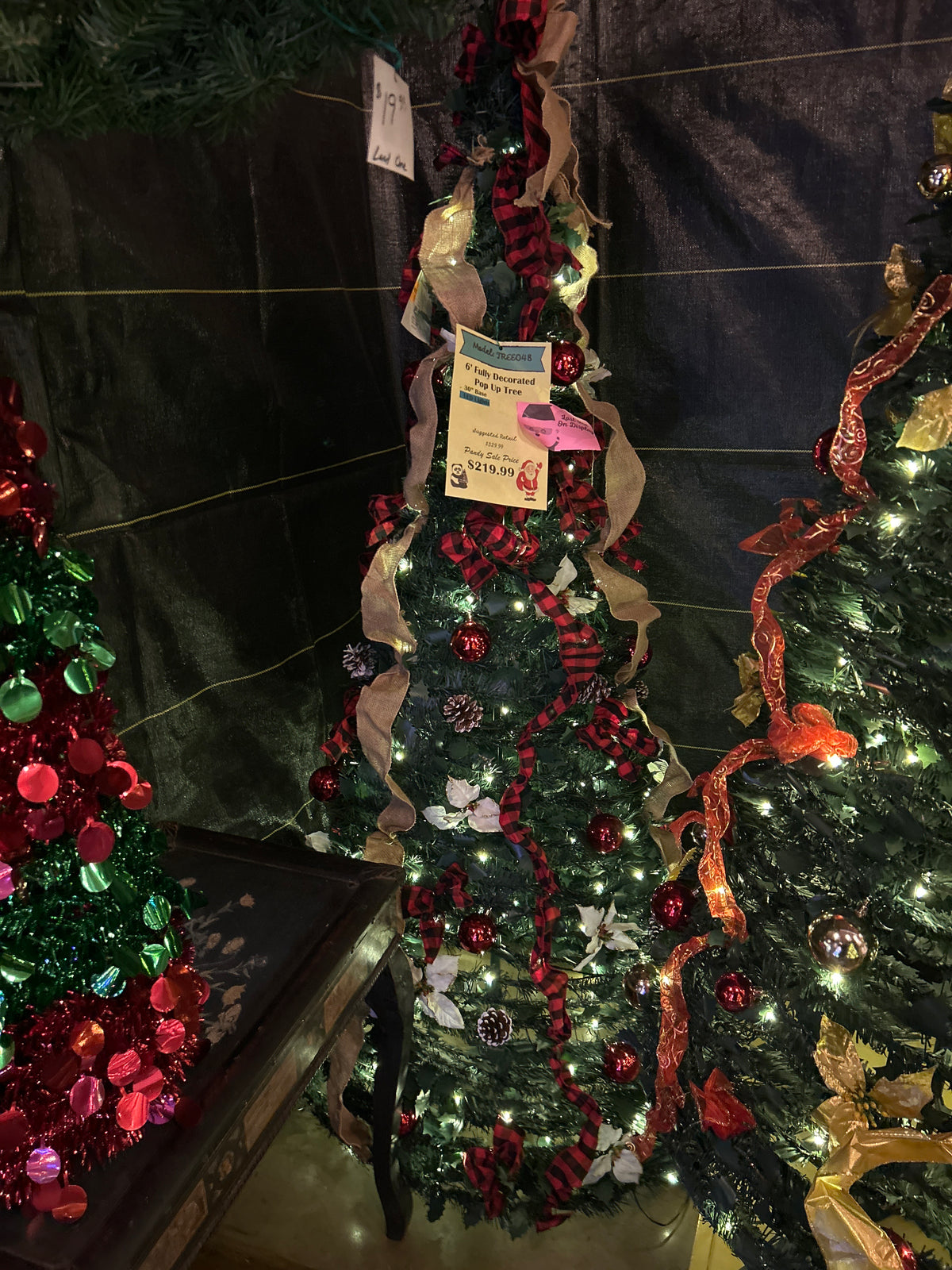 6' Fully Decorated Pop Up Tree