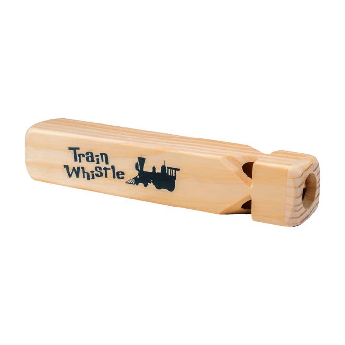 Neato! 7.5" Classic Wooden Train Whistle- Retro Classic