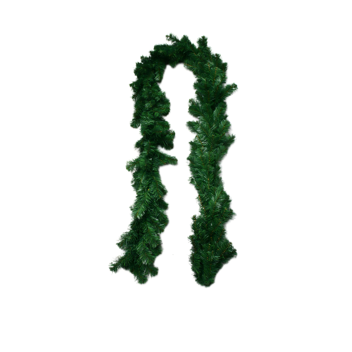 9 FT GREEN GARLAND 180 TIPS