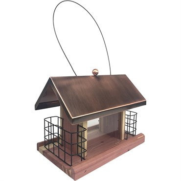 Pennington® Cedar Copper Roof Café Bird Feeder