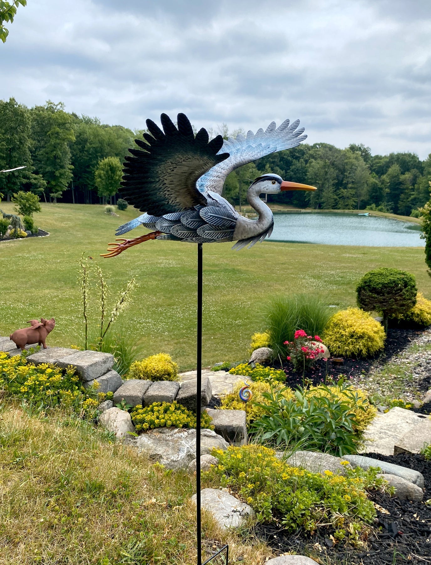 Cruising Blue Heron Rocker