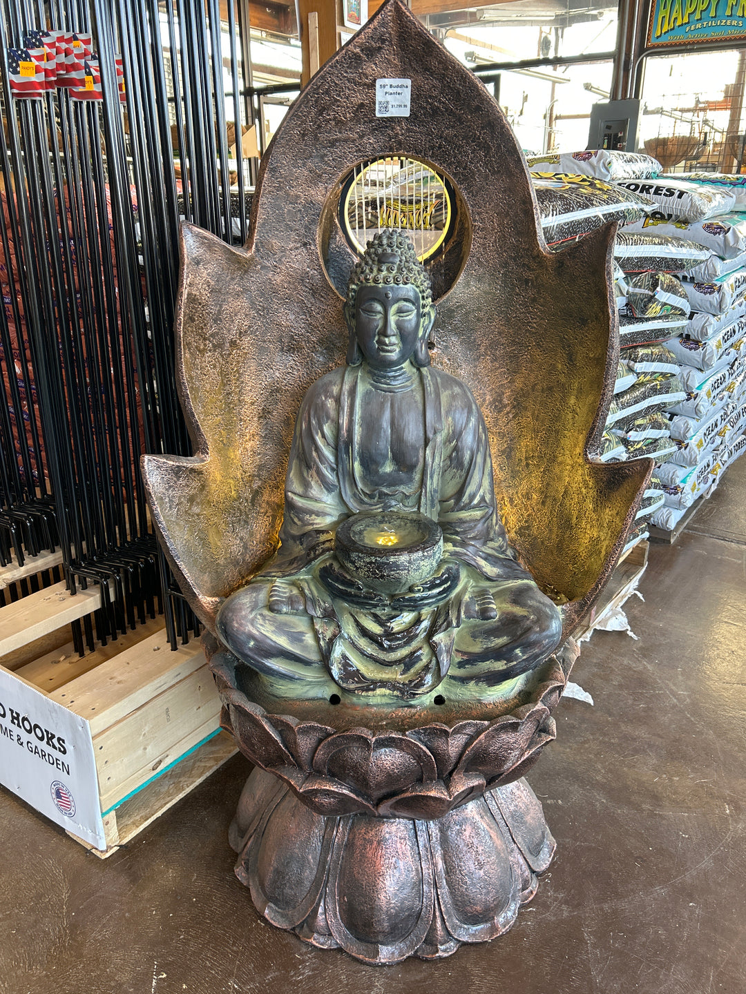 59" Buddha Fountain