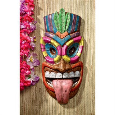Maika L Ole Tiki Face Plaque