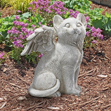 Large Loving Friend Memorial Cat Statue