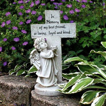 Memory Of A Friend Pet Memorial Statue