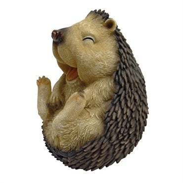 Roly-Poly Laughing Hedgehog Statue