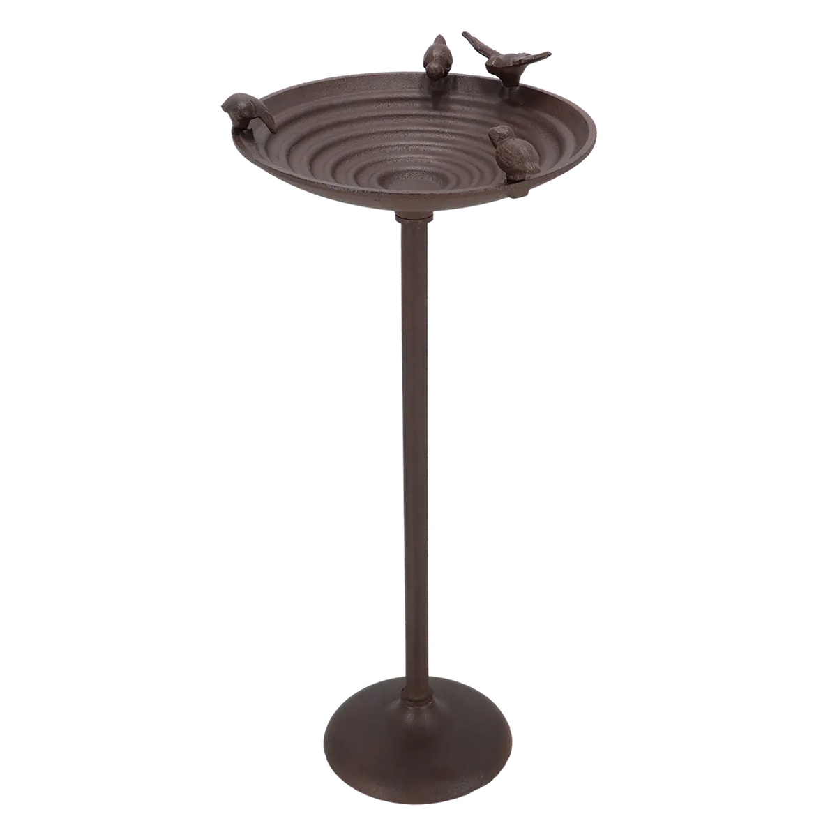 Cast Iron Birdbath On Pole