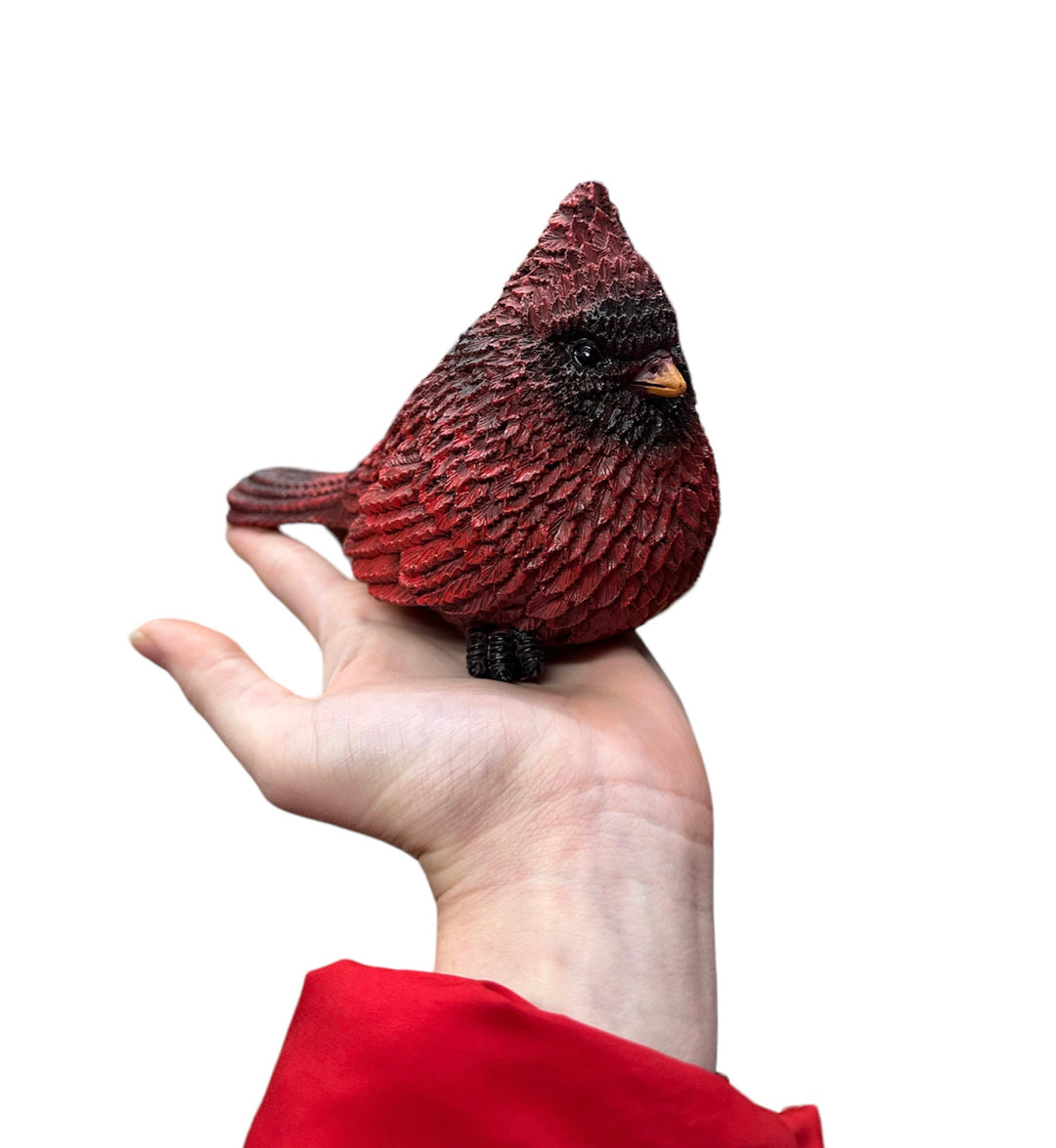 4" Textured Resin Cardinal