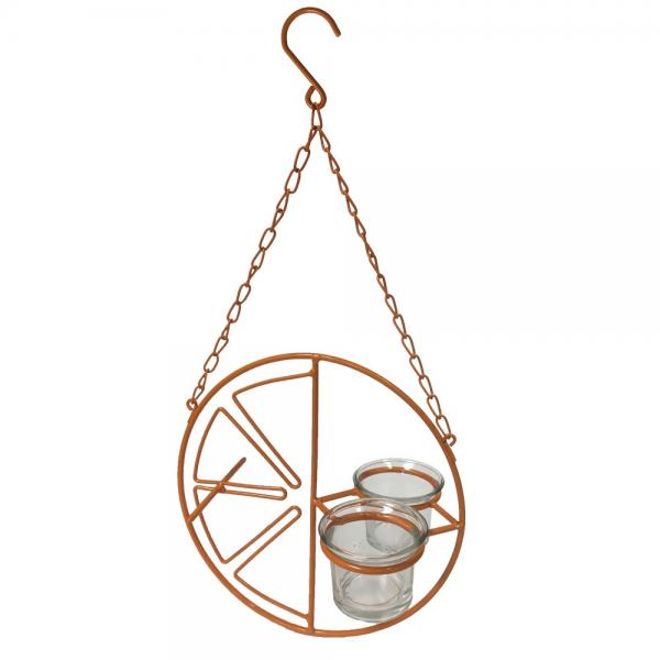 Double Jar Clementine Oriole Feeder