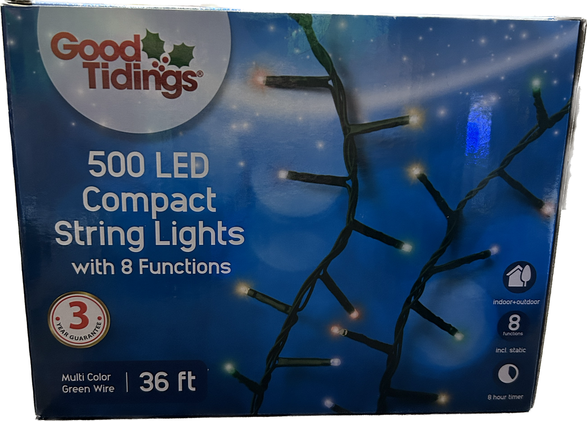 500 Led Compact String Lights