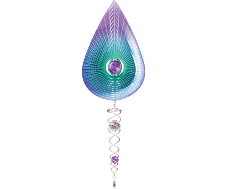Crystal Purple Teardrop Mini