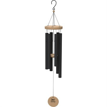 Panacea 36" Matte Black Nordic Habitat Wind Chime