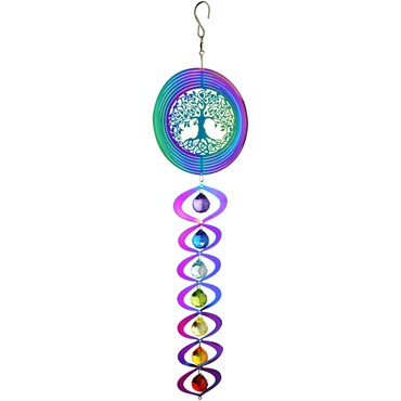 Tree Of Life Iridescent Spinner