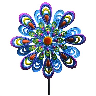 Peacock Feathers Spinner Stake