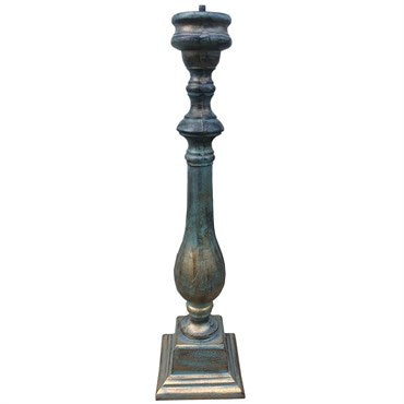 Sundial Spindle Pedestal Base - Aged Brass Finish