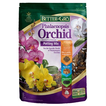 potting mix for orchids Better-Gro Phalaenopsis Orchid Potting Mix, 8qt