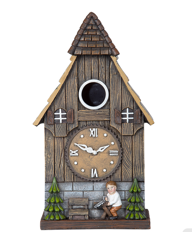Cuckoo Clock Birdhouse Resin