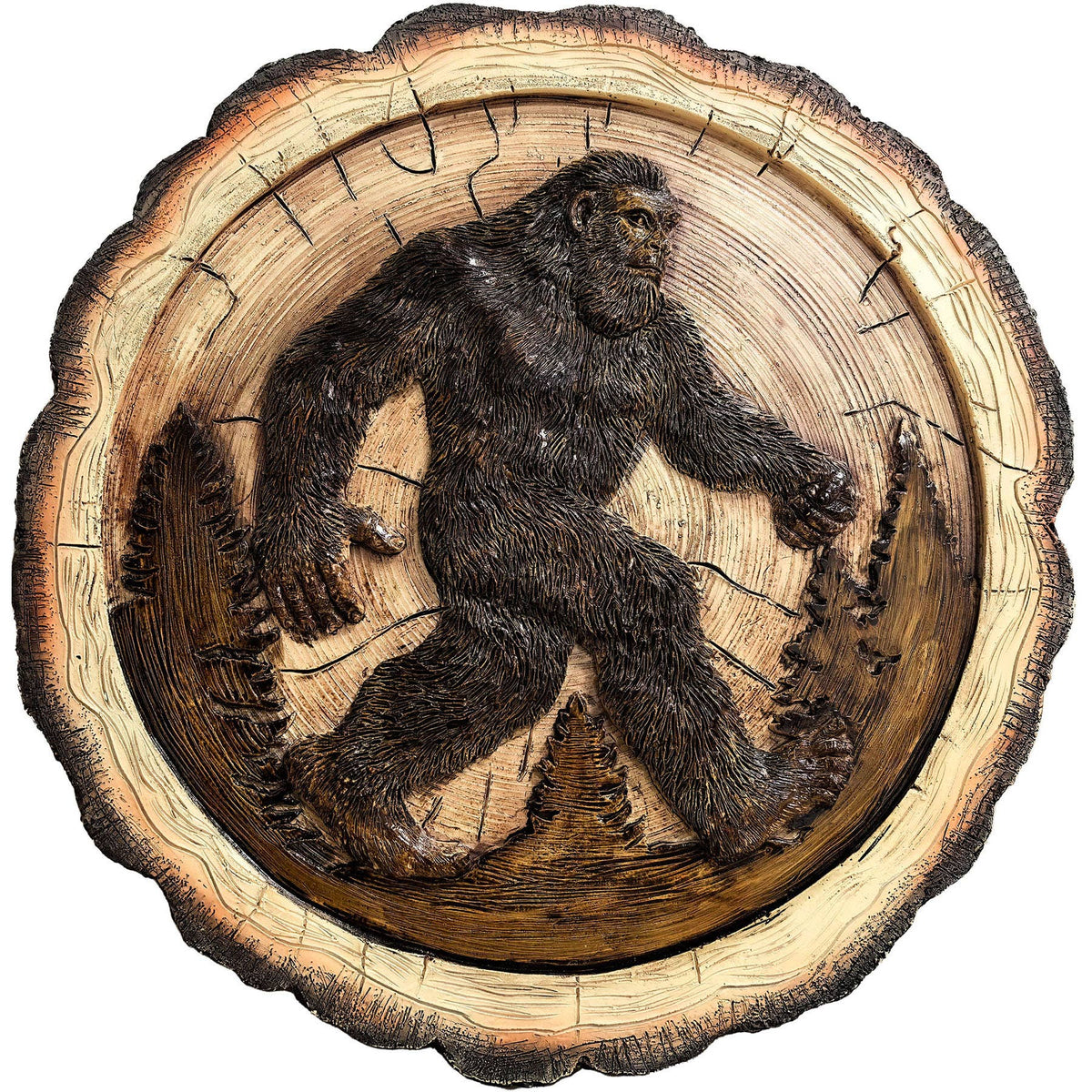 Big Foot Wood Stepping Stone