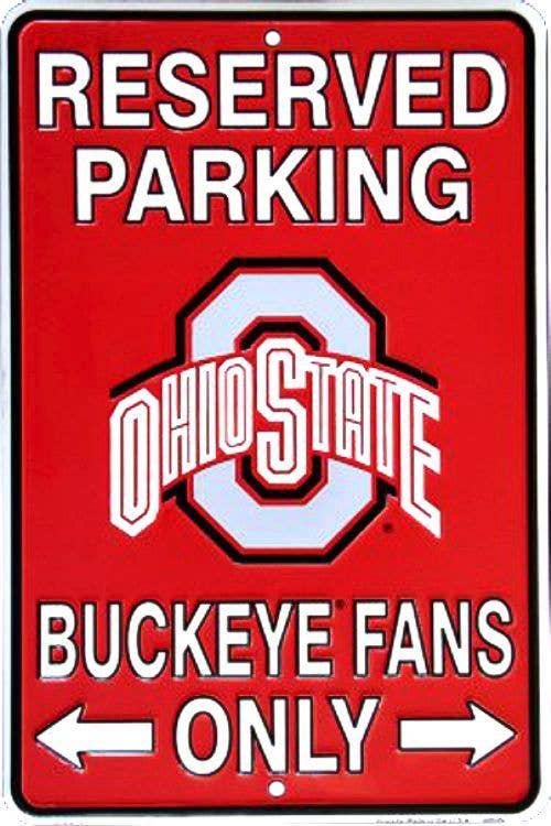 OH State Buckeye Fans - Small Parking Signs