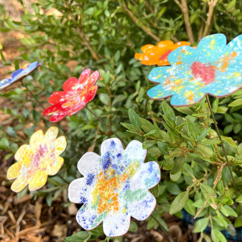 Large Copper Flowers