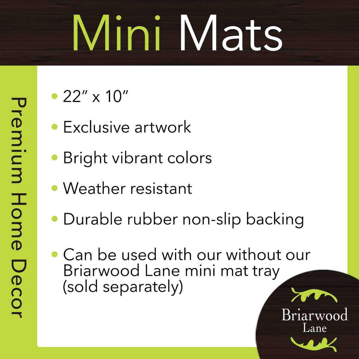 Snowman and Friends Mini Mat