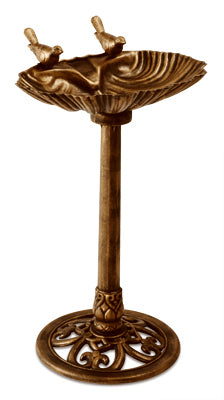 31" Bird Bath Bronze-Look