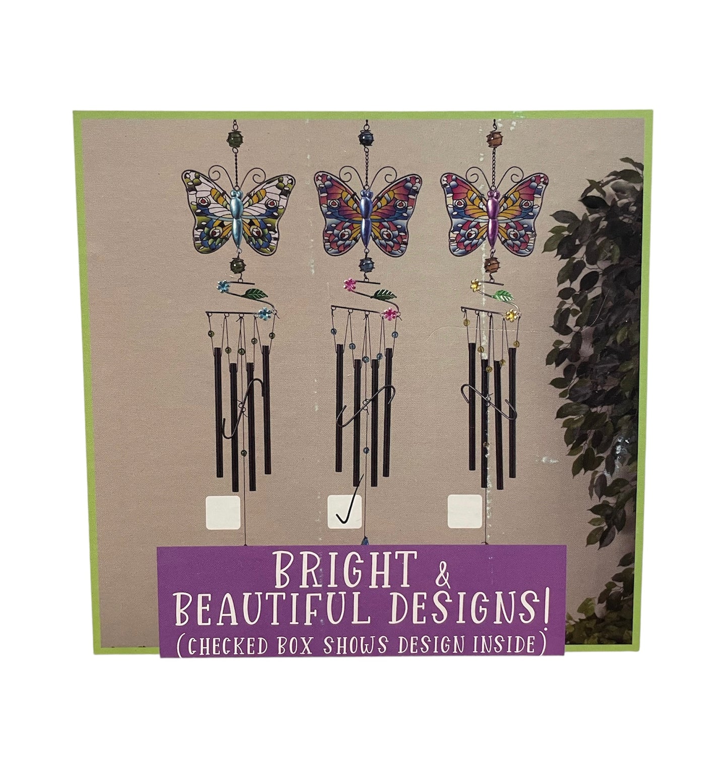 29" Suncatcher Butterfly Wind Chime