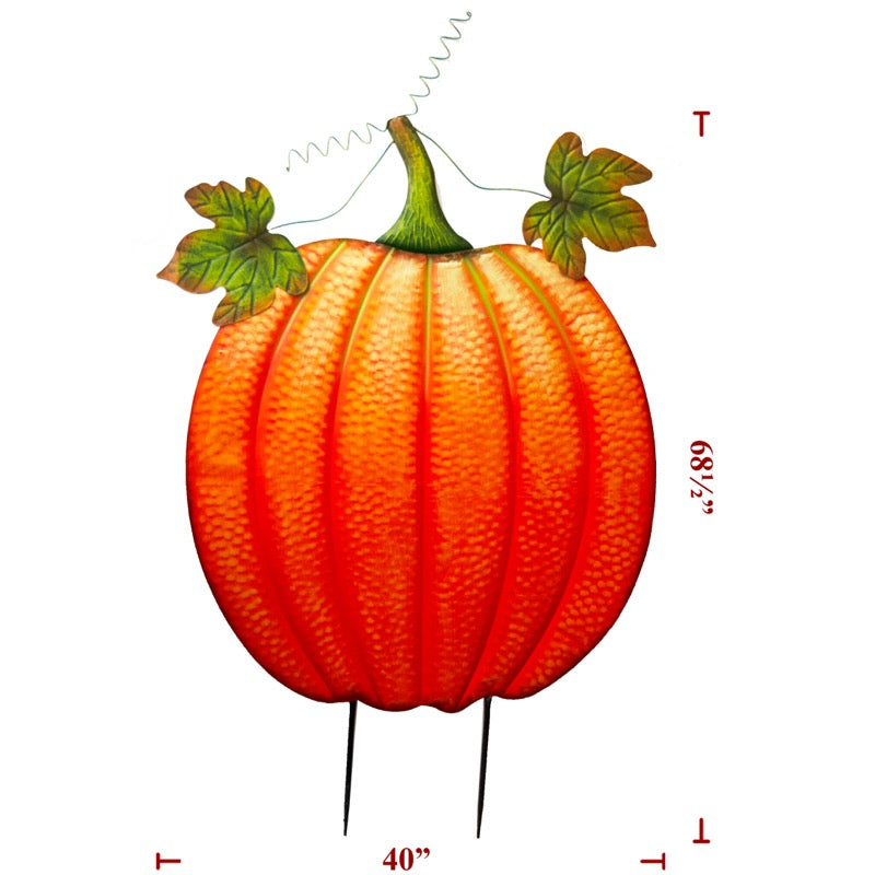 Fall Metal XXL Pumpkin