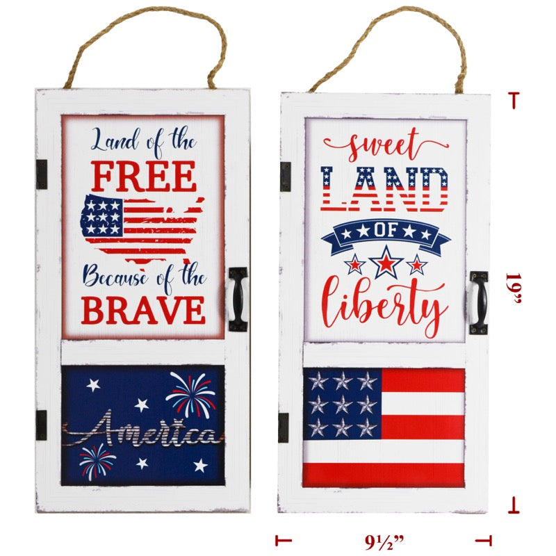 USA Wall Decor Door