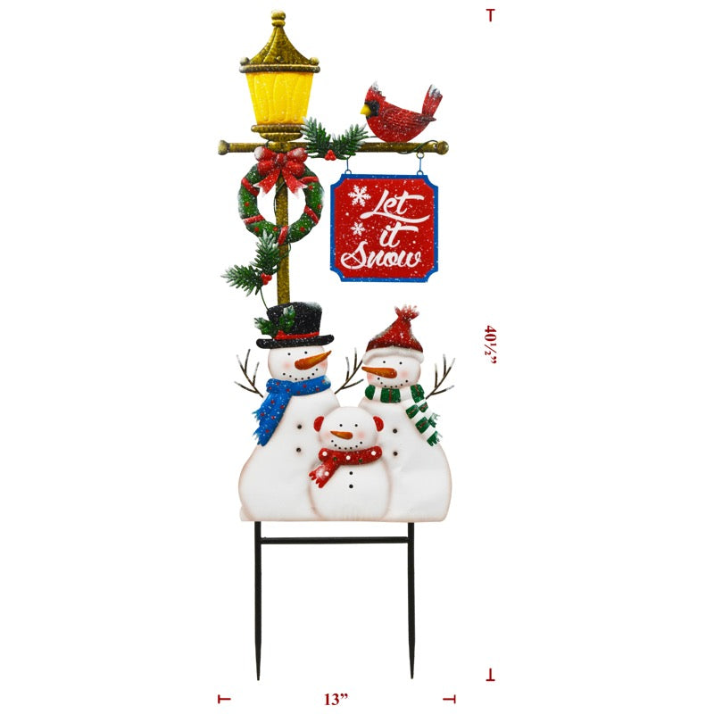 Metal Christmas Light Pole