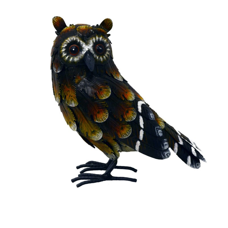Metal Owl Decor