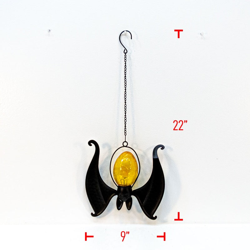 Metal Hanging Halloween Bat