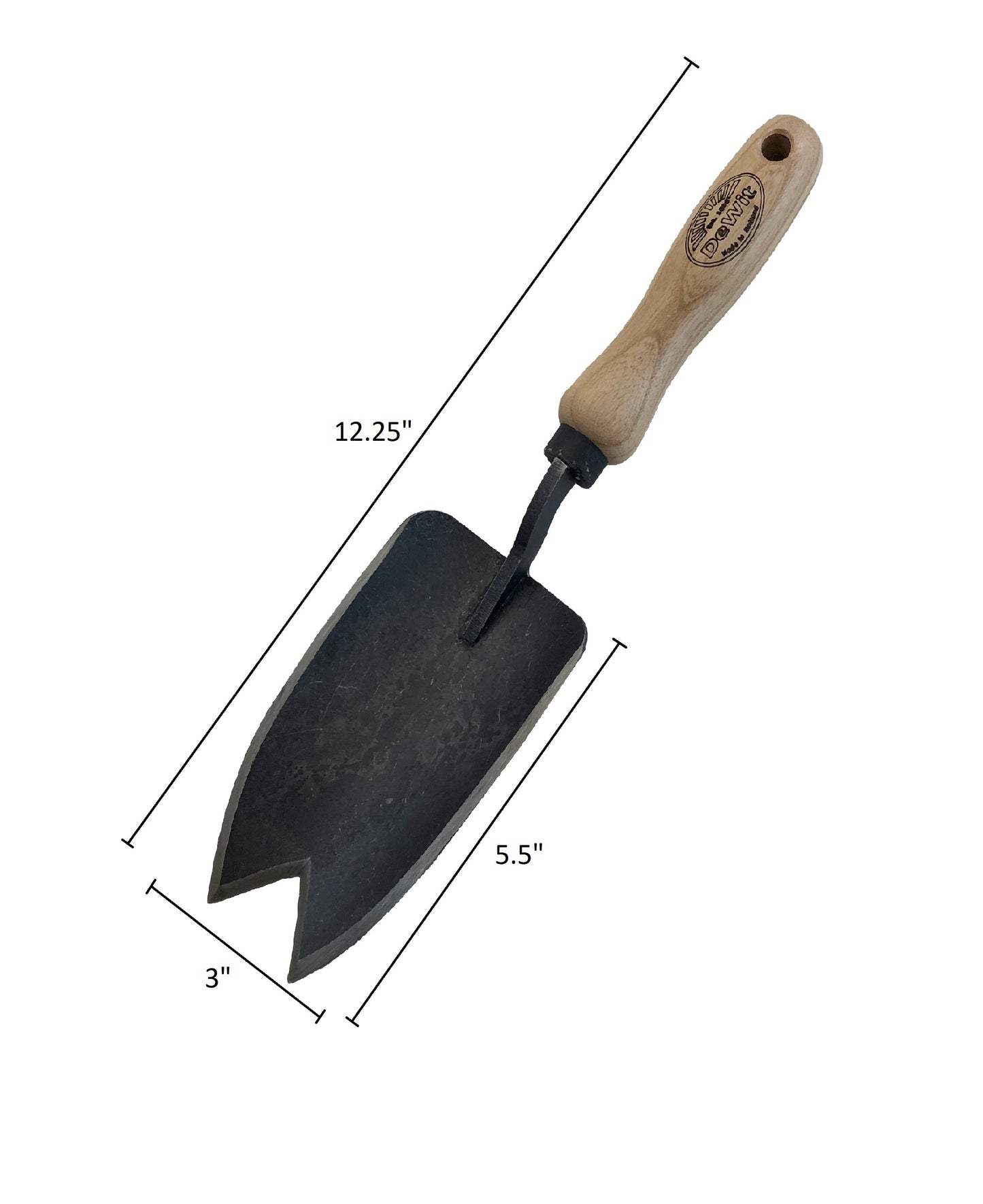 DeWit Trowel - 2 Point Cutting Edge Large Welldone -Ship Only